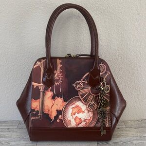 Sharif 1827 Steampunk Leather Satchel Rare